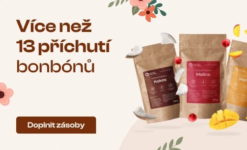 Více než 13 příchutí zdravých bonbónů